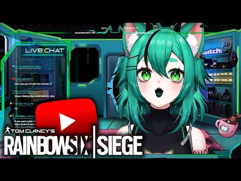 Momo gives a taste of her Rainbow Six Siege Youtube Announcer voice.