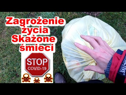 Zagrożenie życia Skażone Worki na śmieci