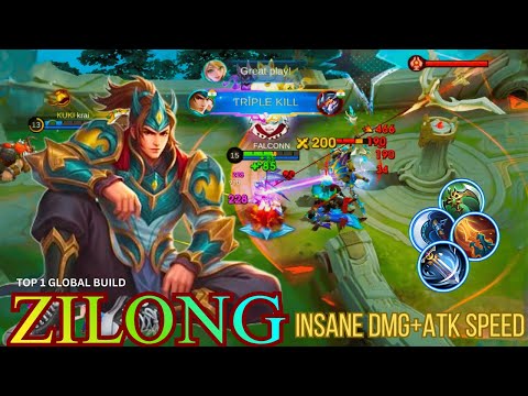 “THE MOST BROKEN ZILONG BUILD ⚡ One-Tap Crits + Tower Delete Speed = FREE MVP!”3️⃣ “ZIL