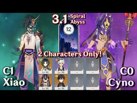 Spiral Abyss 3.1 - Duo C1 Xiao & C0 Cyno | Floor 12 Full 9 Stars | Genshin Impact Abyss 3.1