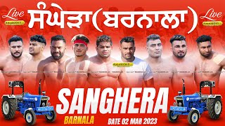 Sanghera (Barnala) Kabaddi Tournament 02 Mar 2023