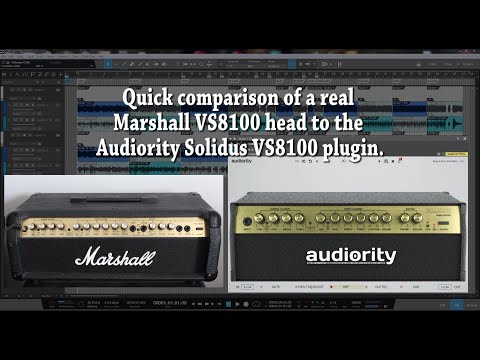 Marshall VS8100 vs Audiority Solidus VS8100 plugin