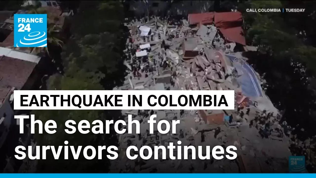 Death toll rises after Colombia earthquake • FRANCE 24 English