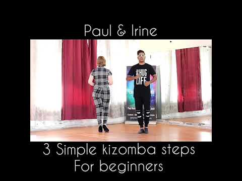 3 Simple kizomba steps For beginners tutorials (Paul & Irine)