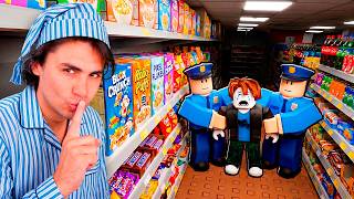 SOBREVIVENDO 100 NOITES NO SUPERMERCADO DO ROBLOX