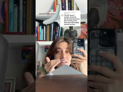 the bible was written by people who never met jesus 🫣✝️ w OnlyJayus - #Shorts