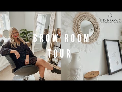 BROW ROOM TOUR: HOME SALON/HD BROWS STUDIO | Jade Eagle