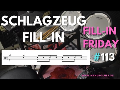 Fill-In Friday Folge 113 🔊 Ein HEAVY Schlagzeug Fill-In im 4/4 Takt [Roland E-Drums]
