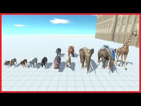 MODERN MAMMALS + HELLHOUND & GORGON VS FACTIONS - ANIMAL REVOLT BATTLE SIMULATOR