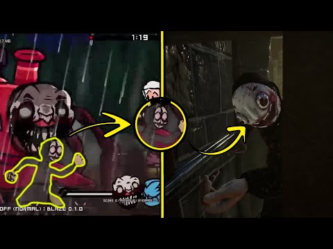 References In FNF VS Choo-Choo Charles Mod Part.2 | Hell Charles (FNF/Horror Mod)