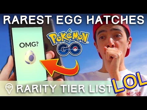 THESE ARE THE *ACTUAL* RAREST EGGS IN POKÉMON GO - SECRET EGG RARITY TIER LIST