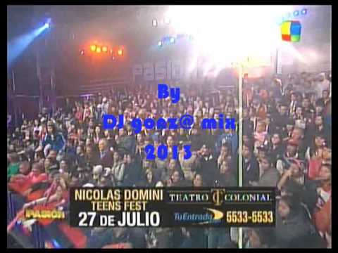 NICOLAS DOMINI-NADIE MÁS QUE TÚ & SIENTE LA MÚSICA en vivo pasión de sabado