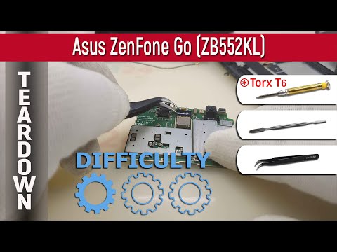 Wie man 📱 Asus ZenFone Go ZB552KL zerlegt