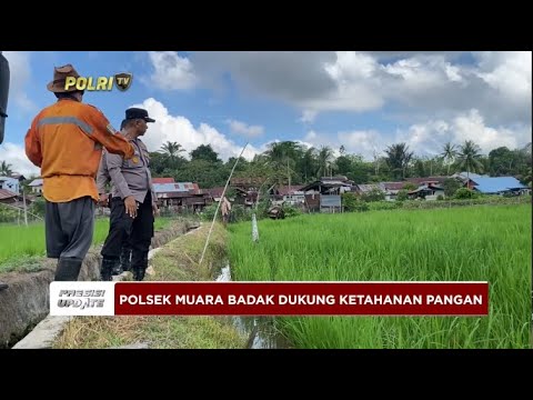 PRESISI UPDATE : POLSEK MUARA BADAK TINJAU LAHAN PERTANIAN 15/05/2024 08.00