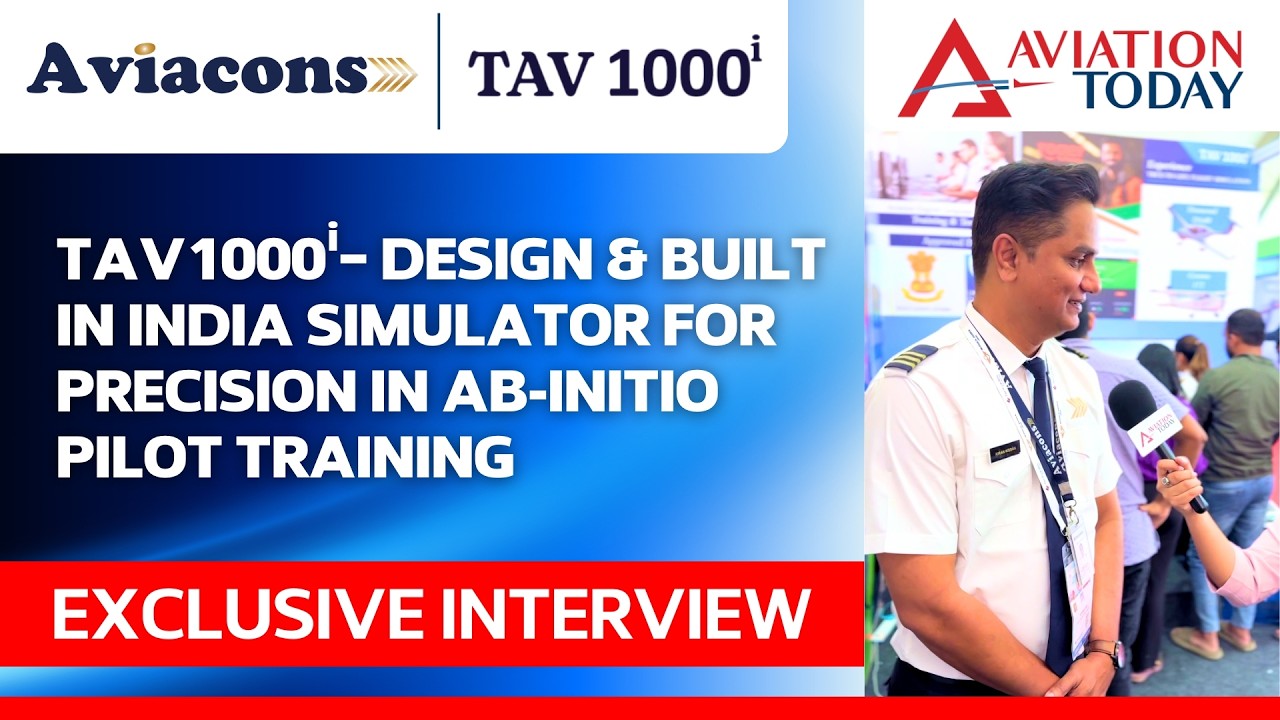TAV1000i – Design & Built in India Simulator for Precision in Ab-Initio Pilot Training