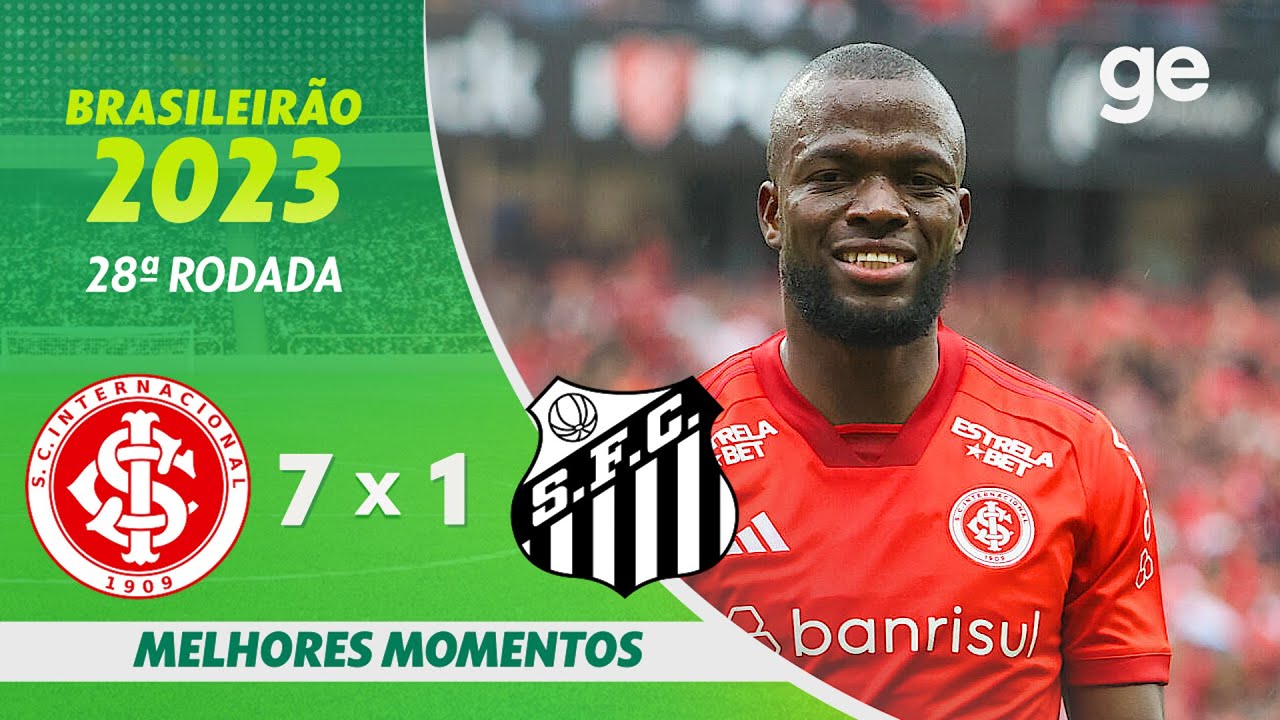 Inter faz 7 a 1, aplica maior goleada do Brasileirão e segura