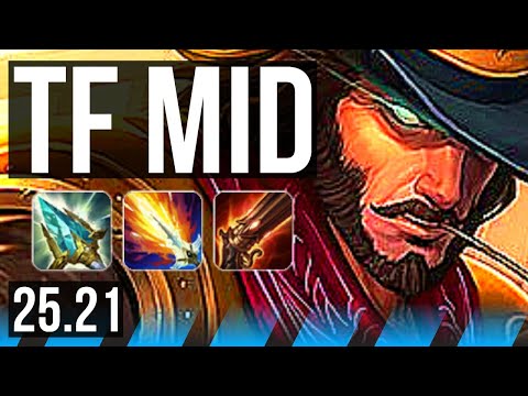 TWISTED FATE vs YONE (MID) | 40k DMG, 12/3/21, Legendary | KR Master | 25.21