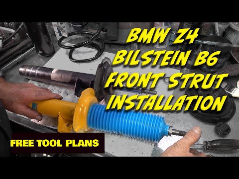 Bilstein B6 Front Strut Performance Upgrade - Complete Tutorial BMW Z4