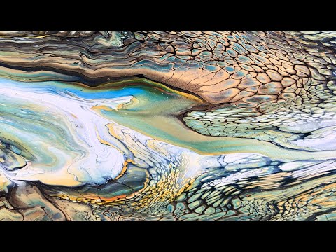 #307. Moody Fluid Art -- Deconstructed Bloom #2. / bloom recipe / акриловая заливка