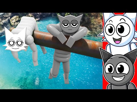 Reacting to FUNNY SPRUNKI RAGDOLLS in GTA 5!