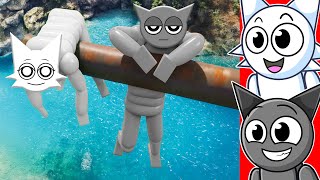 Reacting to FUNNY SPRUNKI RAGDOLLS in GTA 5!