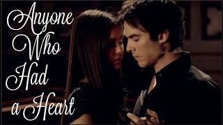 Damon and Elena Love Story - Anyone Who Had a Heart - The Vampire Diaries edit