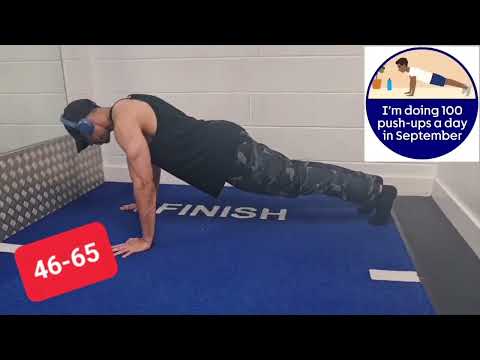 Day Five: Cancer Research Push-up challenge!!!