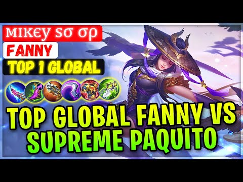 Top Global Fanny VS Supreme Paquito! Top Global Fanny ] мɪĸєy sσ σρ - Mobile Legends Emblem Build