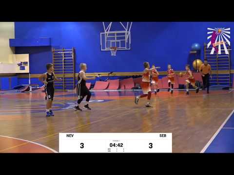 BBBL U11 2018 Nevskie Zvezdi 2008 RUS (Red) vs SE United 2008 EST (Black)