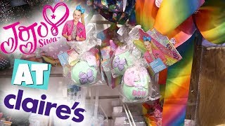 JoJo SiWA SQUiSHY SQUEEZE TOYS AT CLAiRE&#39;S + SO MANY NEW SQUiSHiES! SHOPPiNG VLOG