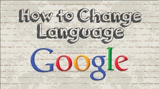 How to change Google language settings to english