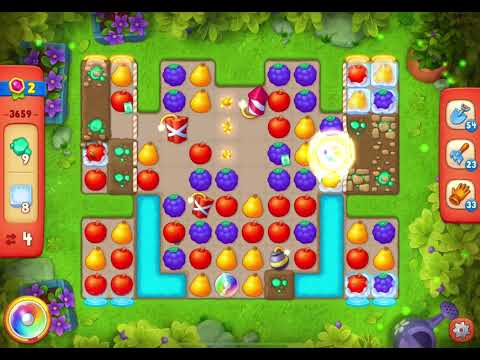 GardenScapes Level 3659 no boosters (14 moves)