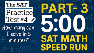 Download the video "How Many SAT Math Questions Can I Solve in 10 Minutes? | Real Practice Test Challenge! Part - III"