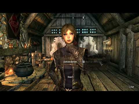 Skyrim Thalmor Follower Mod - 10 seconds of Thalmor romance (feat. Justiciar Ayrenn)