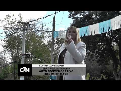 ACTO CONMEMORATIVO DEL 25 DE MAYO EN BARRIO ESTACIÓN ARENALES
