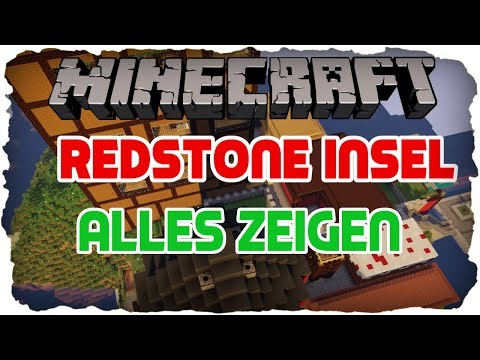 🏝Redstone Insel🏝 | Live Rundgang ALLES Zeigen
