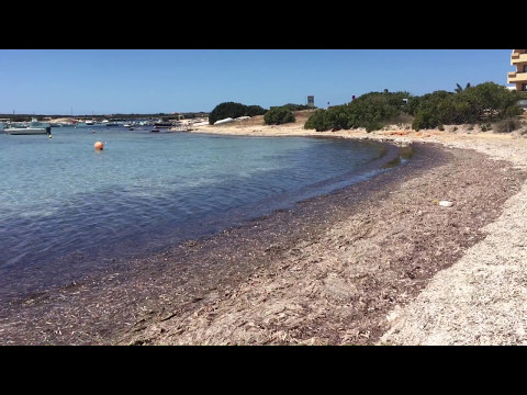 Formentera La Savina Marina Beach, Formentera, Spain #formentera #spain