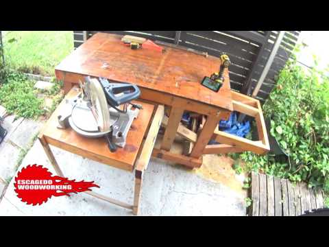 Outdoor Workbench / Pull out flip top Miter station