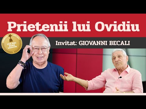 GIOVANNI BECALI, invitat la Prietenii lui Ovidiu » EDIȚIA INTEGRALĂ (episodul 190)