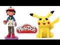 Pokemon Pikachu Play Doh How to do it playdo clay