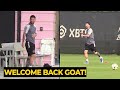 MESSI is seen RETURNING to training with Inter Miami after previously being absent | Football News