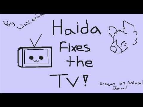 HAIDA FIXES THE TV (SUPER LAZY) PMV?  //LINKAMIA