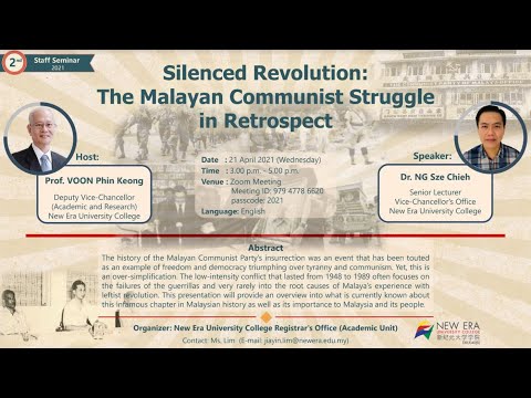 Silenced Revolution: The Malayan Communist Struggle in Retrospect