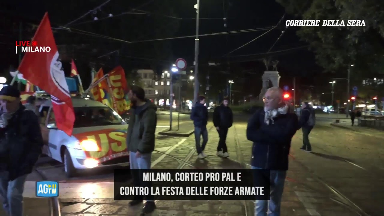 Milano / Bologna, corteo pro Pal