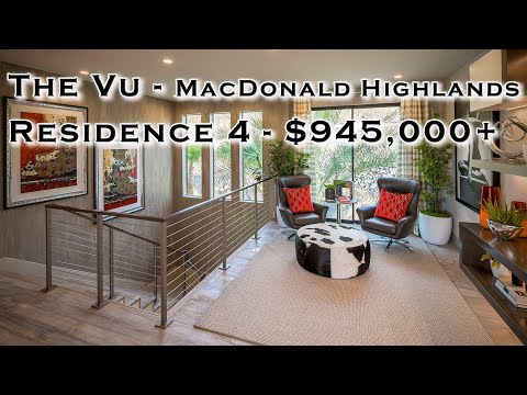 Artistic Multi-Level at the View in MacDonald Highlands, from $945,000, 2 BD, 2.5 BA, 2 Car Garage