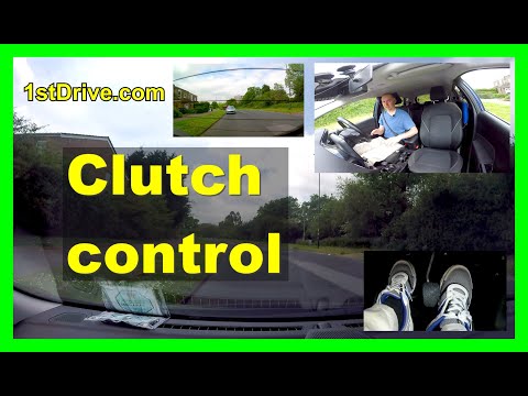 Clutch control on a hill without handbrake + clutch with no gas