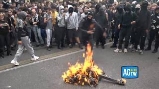 Torino, cariche e idranti sugli studenti in corteo per lo sciopero studentesco