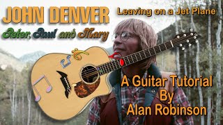 How to play: Leaving on a Jet Plane by John Denver (2022 fingerpicked version - Detuned by 1 fret)