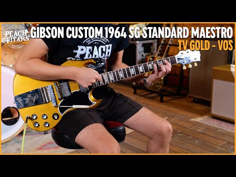 Gibson Custom 1964 SG Standard Maestro | TV Gold - VOS image 12