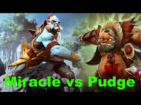 Miracle Phantom Lancer vs Pudge | pro Gameplay | Highlights — Dota 2